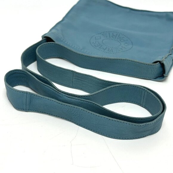 HERMES Crude cell Crossbody Bag Logo Punching Pochette Shoulder Bag - Picture 10 of 10